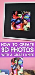 Turn your most loved photos into amazing pieces of art to hang in your home with minimal skill or tools required... Check out this easy tutorial to learn how to create 3d photos with a craft knife!