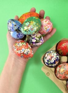 This tutorial will show you how to make gorgeous origami paper covered Easter eggs that are so lovely you will want to keep them forever and bring them out year after year. 