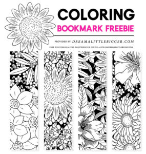 These free floral bookmarks to color are so much fun and can make the sweetest present for your favorite reader! Add a tassel and they're adorable AND chic!