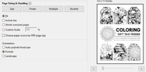 Grab these fabulous free floral gift tags to color and adorn your hand wrapped gifts. So simple but adds so much personality!