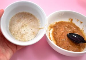 In only five minutes you can have a lovely foaming beach sand scrub that is an amazing exfoliator to get your bod beach-ready and a fab summer craft!