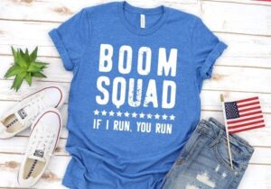 If you love fireworks you're going to love this patriotic tee that everybody will be talking about at your Fourth of July cookouts and parties! #boomsquad