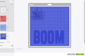 This patriotic Red, White and Boom Fourth of July Tee Shirt is too much fun! Make one for yourself or your favorite fireworks enthusiast! #boomsquad