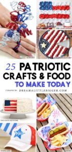 Show off your Patriotism and love of all things red, white and blue with these awesome Fourth of July crafts and recipes for every skill level!