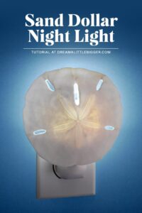 If you like a good beach vacation you're going to absolutely love this DIY sand dollar nightlight using your beachy finds!