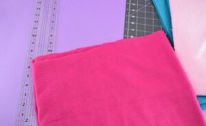 You'll need approximately 2 yards of fleece fabric to make a DIY snuffle mat.