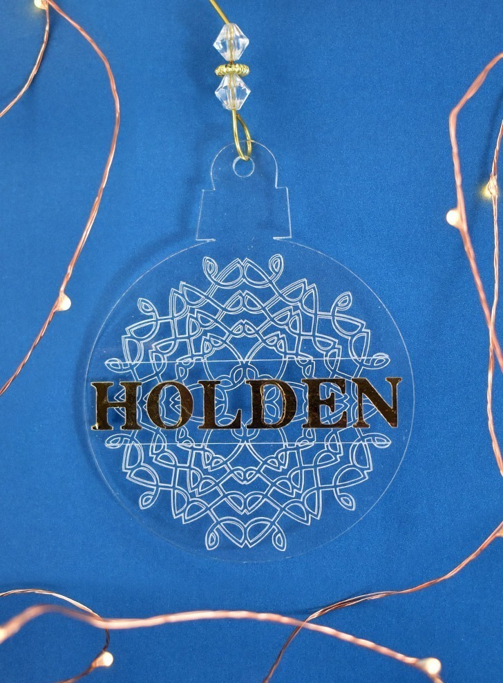 Engraved Christmas Ornaments with Cricut Maker ⋆ Dream a Little Bigger