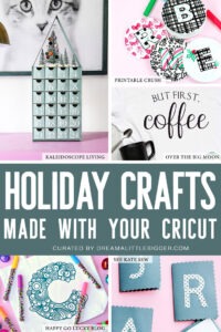 These Cricut Holiday Crafts are all so gorgeous and simple to make with your Cricut cutting machine. Grab your Cricut Air 2 or Maker & check them out!