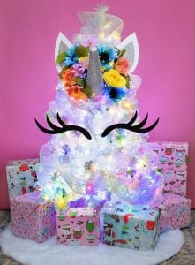 Isn't this DIY unicorn tree topper too much fun? It's also super easy to make!