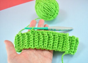While crocheting this first round, pay special attention to WHERE you place each of your stitches.