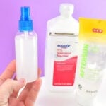 Have germs got you down? Check out this easy to make DIY hand sanitizer spray in a pinch. It only takes 2 ingredients that you might already have on hand!
