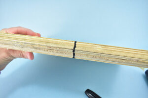 Remove the clamps and draw a line across ONE side of both pieces. This will help us quickly put the press back together.