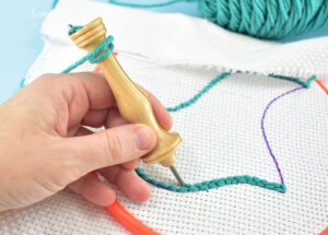 Common reasons your yarn might have gotten too tight to properly stitch include accidentally putting pressure on the yarn as it comes out of the skein.