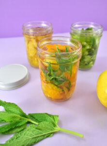 You can use any citrus fruit you'd like to make vinegar cleaner at home including lemons, limes, grapefruit, and oranges or any combination of them.