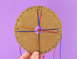Check out 3 different ways to make your own DIY Kumihimo Disk out of foam, cardboard, or chipboard. Braiding friendship bracelets has never been so easy!