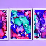You don't have to be an artist to make this stunningly gorgeous DIY fired ink art! Learn how to make these colorful and totally unique DIY paintings!