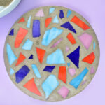 If you find that your glass is hidden beneath some cement that seeped beneath it, no worries...