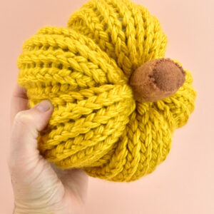 Love the look of knitting things but don't know how to knit? Check out these gorgeous LOOM KNIT pumpkins that are a breeze to whip up!