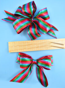 It is the season for bows upon bows! See how easy it is to make perfect bows with a DIY bow maker that costs less than $3!