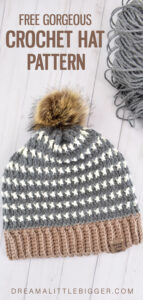 Grab the free crochet hat pattern to make your own bold, thick and super warm Uri Beanie. Designed during 2021 Winter Storm Uri!