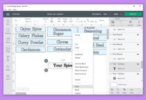 Select both the box and edited text. Right click your mouse and select "Slice". Move the box to the side. Delete all instances of the text only.