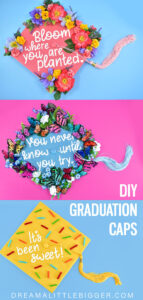 Want an adorable and unique DIY graduation cap but short on time? Check out 3 amazing DIY graduation caps that are 30 minutes or less!