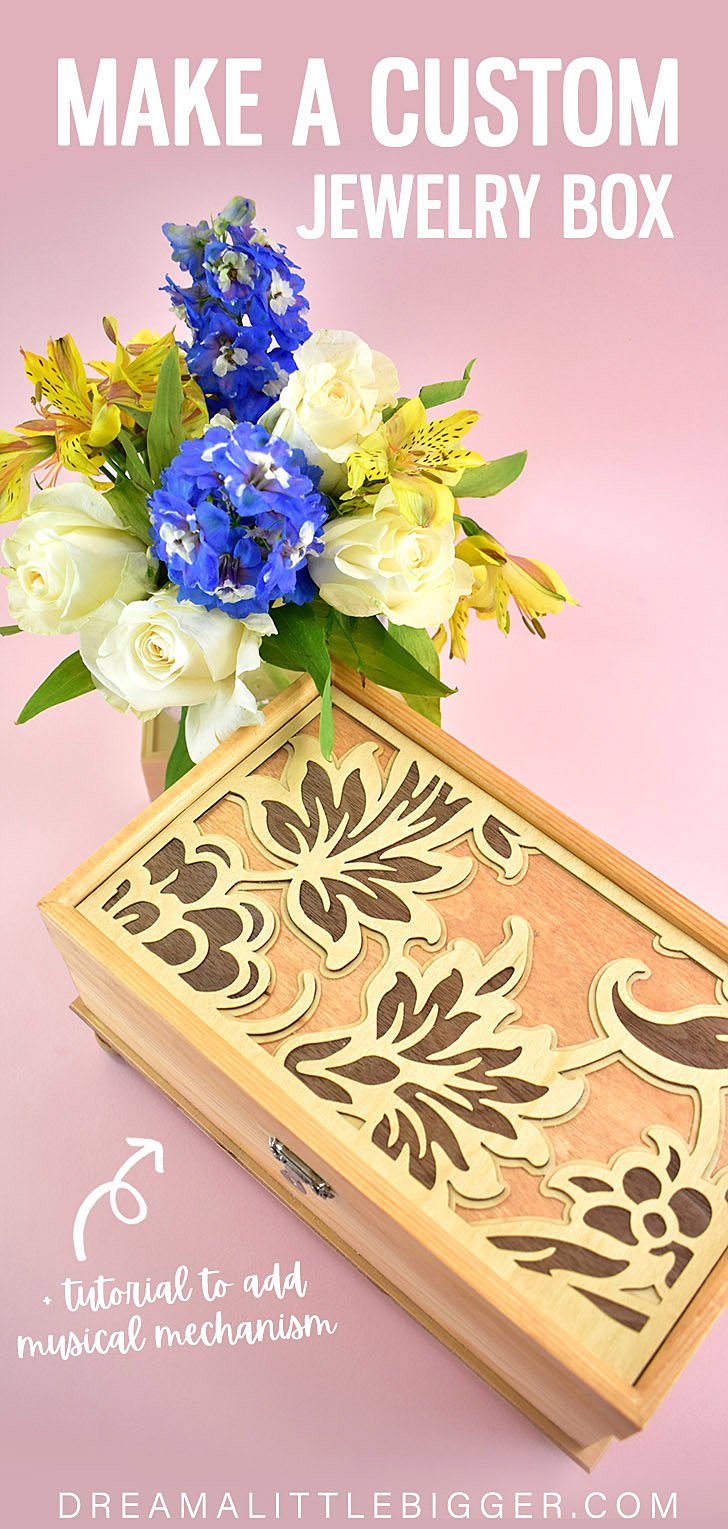 Learn step-by-step how to make a musical jewelry box from a gorgeous veneer inlay to adding the mechanism with a sentimental tune!