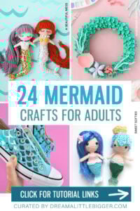 Summertime is the perfect time for all things mermaid! Check out 20+ of our favorite mermaid crafts for adults!