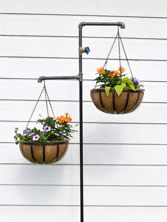DIY Faux Faucet Shepherd's Hook ⋆ Dream a Little Bigger