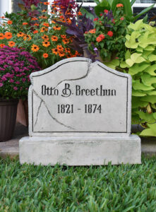 Love a little creepy and a lot cute? Learn how to make foam Halloween tombstones & snag the free printable designs we used that have the best Halloween tombstone names ever! Like Otto B. Breethun!