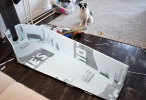 Continue building the coffin. Once all pieces are in place leave the piece alone for the full cure time indicated in the directions of your adhesive (I left mine as is for 48 hours).