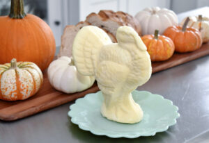 Wondering how to mold butter? It's so easy! Make a fun Thanksgiving Butter Turkey, Christmas Butter Santa, and More!