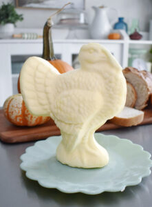 Wondering how to mold butter? It's so easy! Make a fun Thanksgiving Butter Turkey, Christmas Butter Santa, and More!
