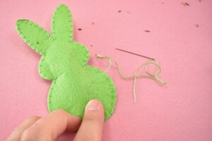 These Bunny Peeps Catnip Toys are the sweetest DIY you can make for your pet this spring and using acrylic craft felt, they're cheap, too!