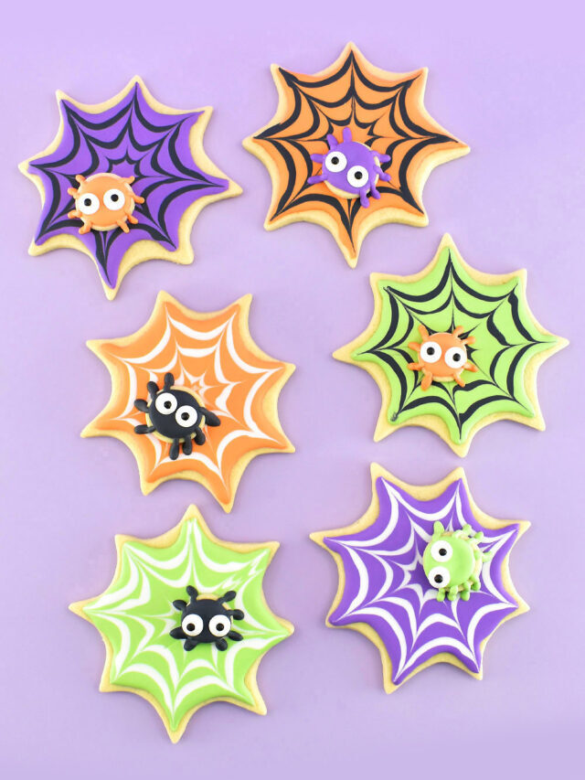 DIY Spiderweb Sugar Cookies