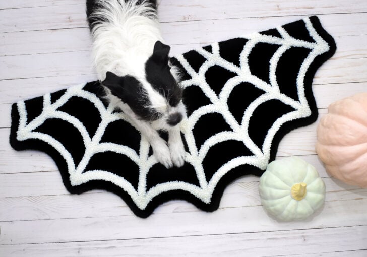Lay your rug down indoors or in covered outdoor areas where it won't get wet.