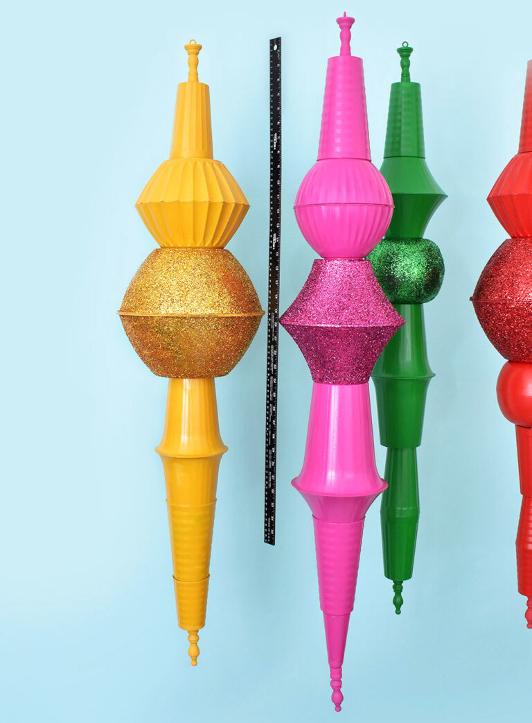 48" Giant Finial Christmas Ornaments ⋆ Dream a Little Bigger