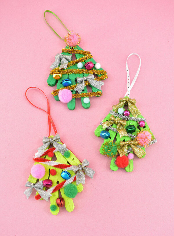 Clothespin Christmas Tree Craft ⋆ Dream a Little Bigger