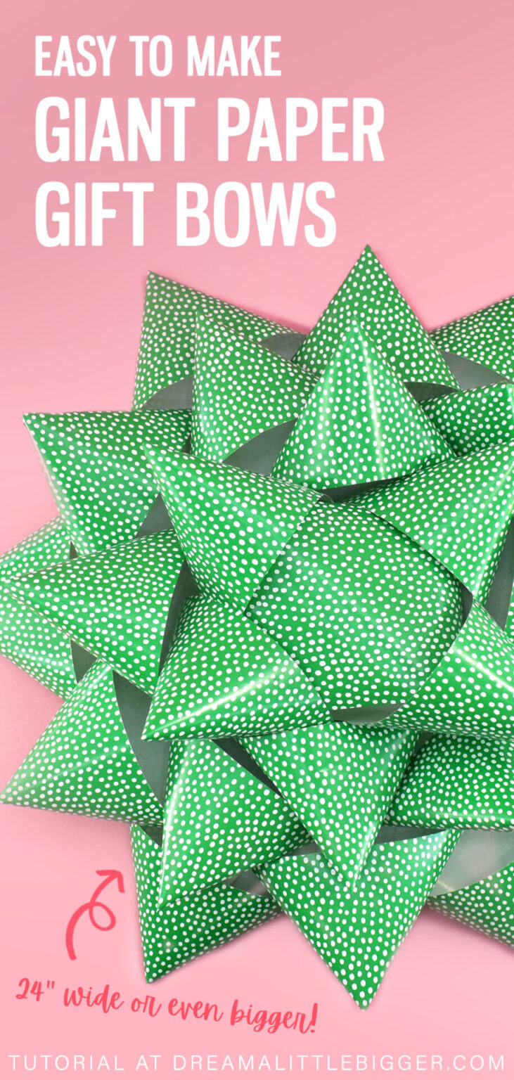 How to Make a Giant Gift Bow ⋆ Dream a Little Bigger