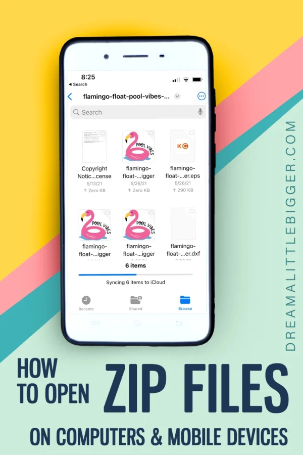 Learn how to open a ZIP file on PC, Mac, Android, and Apple devices and get to crafting with our sweet, sweet freebies!