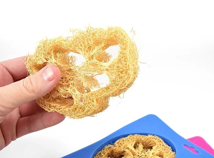 Learn how to make homemade soap, adding loofah to the mix for the perfect exfoliant. Perfect for even a first-time soap maker, these loofah soap bars are super simple and make great gifts!
