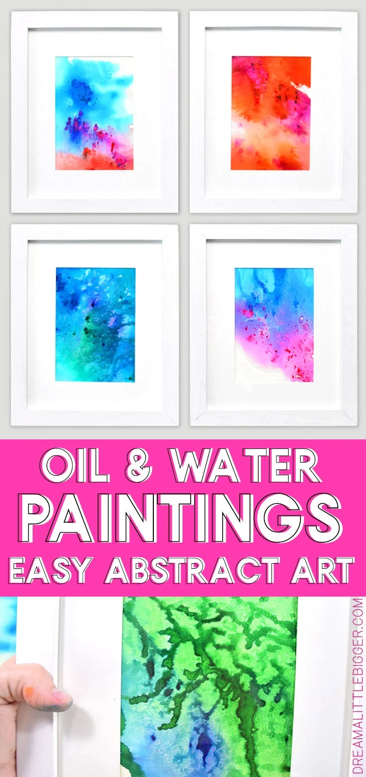 Dig around in the pantry because this fantastic kid's craft uses food to make amazing abstract DIY art pieces!
