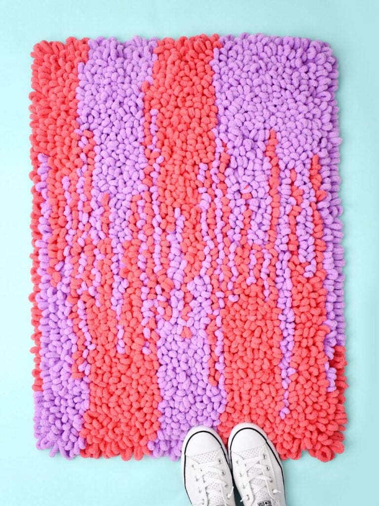 How to Make an Easy DIY Loop Rug ⋆ Dream a Little Bigger