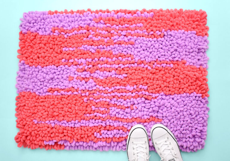 How to Make an Easy DIY Loop Rug ⋆ Dream a Little Bigger