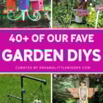 It's the perfect time of year to be outside! Check out 40+ of our favorite and totally unique garden projects you can make yourself!
