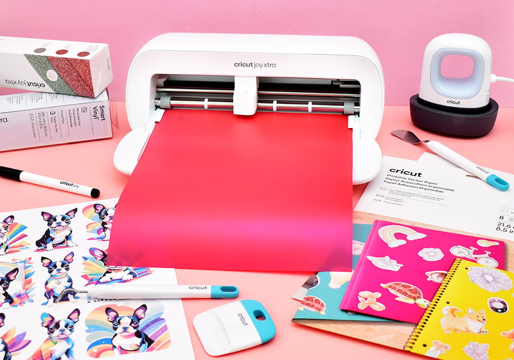 Cricut Joy Xtra Review and Demonstration with PRINT AND CUT for Making  Stickers 