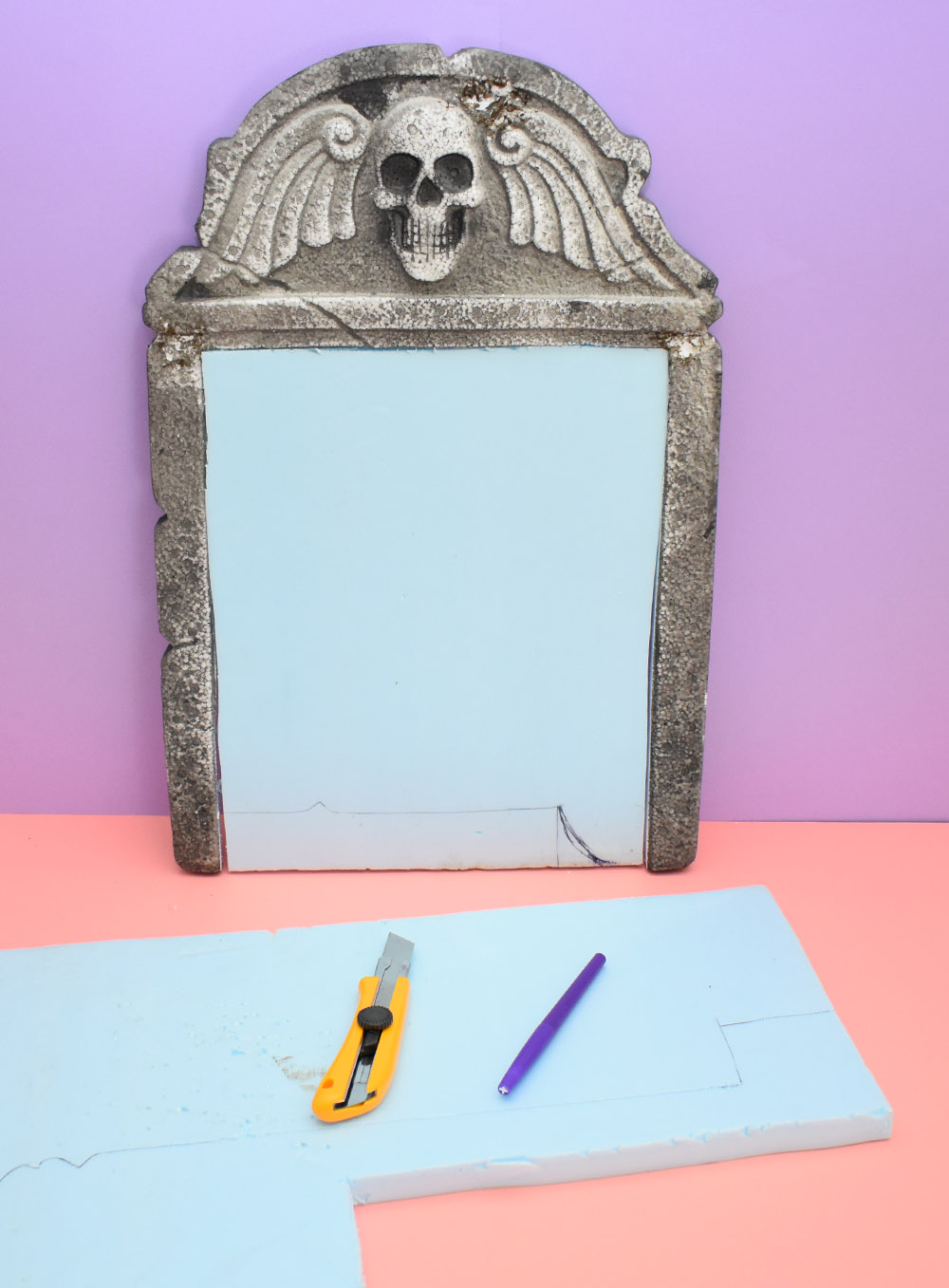 How to Update Store-Bought Foam Tombstones.