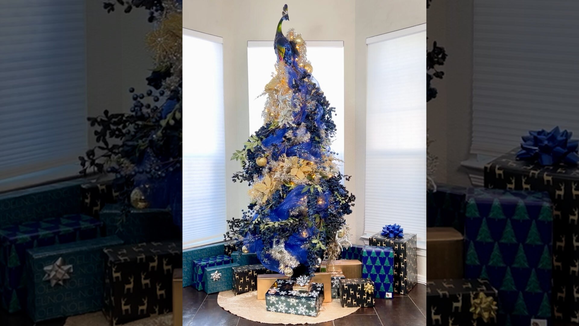 Peacock Christmas Tree ⋆ Dream a Little Bigger